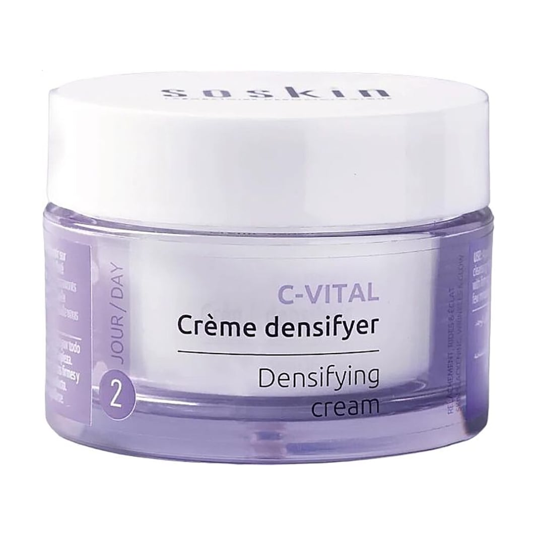 Зміцнювальний антивіковий крем для обличчя Soskin C-Vital Densifying Cream Age Detox, 50 мл